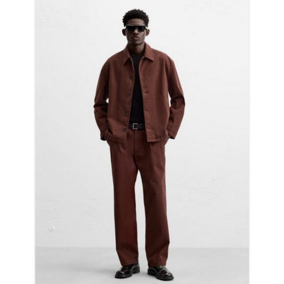 Zara Chino Twill Cotton Pants
